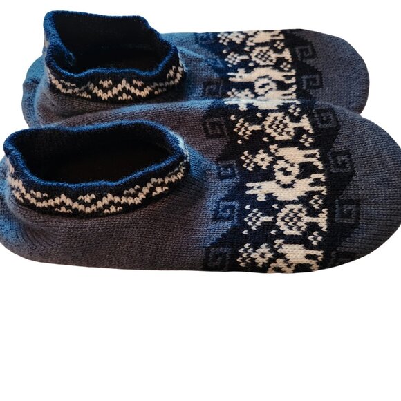 ALPACA Hand Knit Warm Bootie Slipper Socks Cushion Insole Adult Size 5-11 NWT - Picture 4 of 6